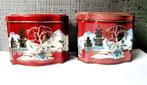 2 rode chinese thee blikken, Verzamelen, Blikken, Ophalen of Verzenden, Thee, Overige merken