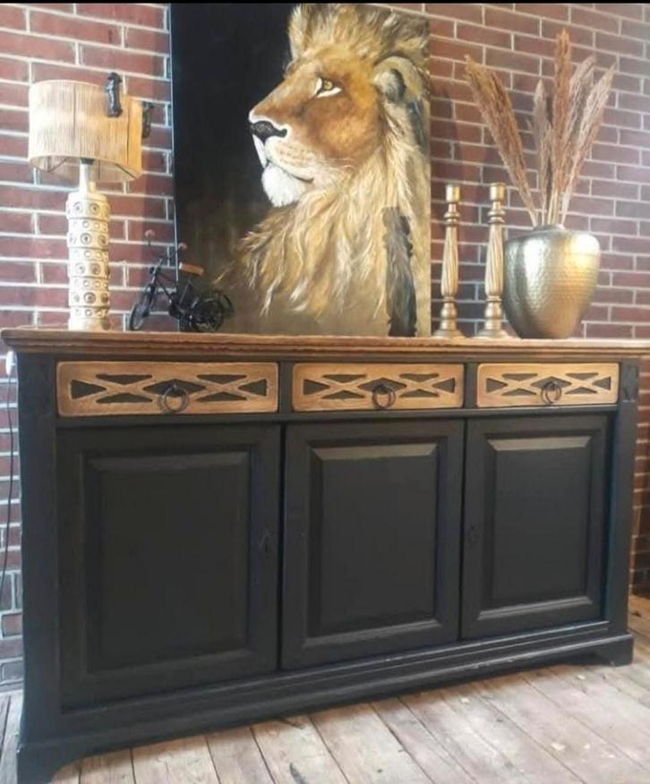 Mooi rustiek dressoir, Huis en Inrichting, Kasten | Dressoirs, Zo goed als nieuw, Ophalen of Verzenden