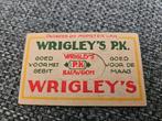 Oud Boekenlegger Wrigley's P.K. Kauwgom, Verzamelen, Verzenden, Zo goed als nieuw, Gebruiksvoorwerp