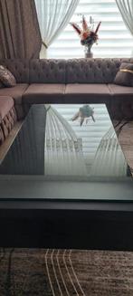 Stevige tafel, Huis en Inrichting, Tafels | Salontafels, Rechthoekig, 50 tot 100 cm, Ophalen of Verzenden, Glas