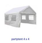 Partytent 4 x 4 te huur, Ophalen, Zo goed als nieuw, Overige