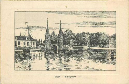 (380-175-025) Sneek Waterpoort, Verzamelen, Ansichtkaarten | Nederland, Friesland, Verzenden