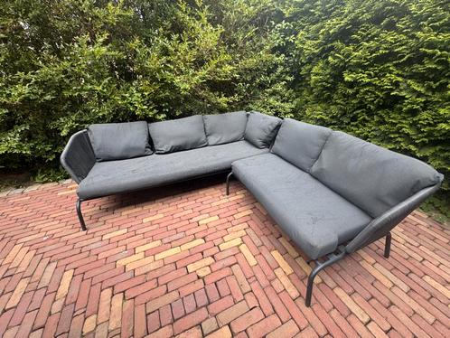 Loungeset antraciet, Tuin en Terras, Tuinsets en Loungesets, Gebruikt, Aluminium, Ophalen