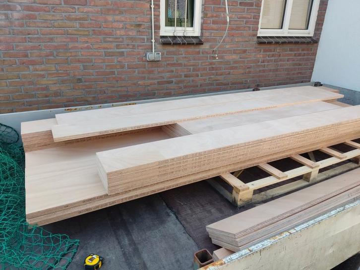 Okoume 25 mm exterieur multiplex, Doe-het-zelf en Verbouw, Platen en Panelen, Nieuw, 20 tot 50 mm, Ophalen