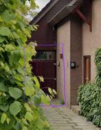 kunststof schuurdeur, Doe-het-zelf en Verbouw, Deuren en Horren, Ophalen, Kunststof, Gebruikt, Buitendeur