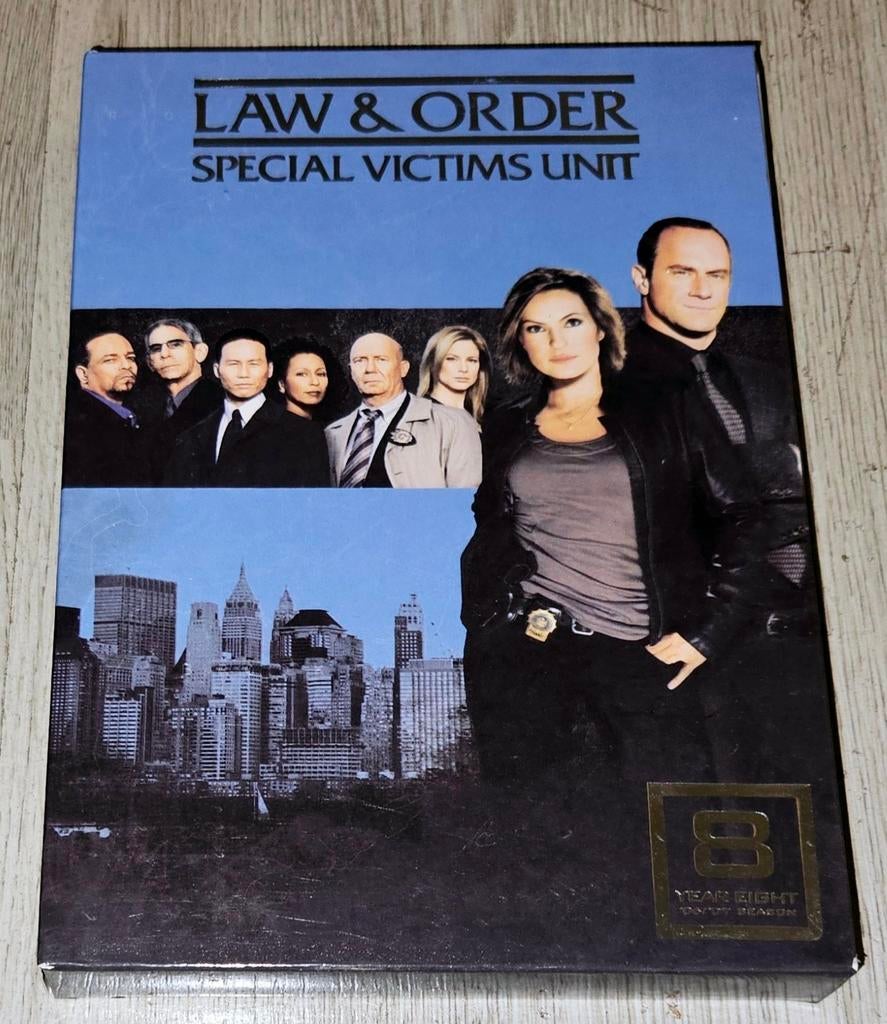 Law & Order SVU Seizoen 8 - 5DVDBox - geen NL, Cd's en Dvd's, Dvd's | Tv en Series, Boxset, Drama, Ophalen of Verzenden, Zo goed als nieuw