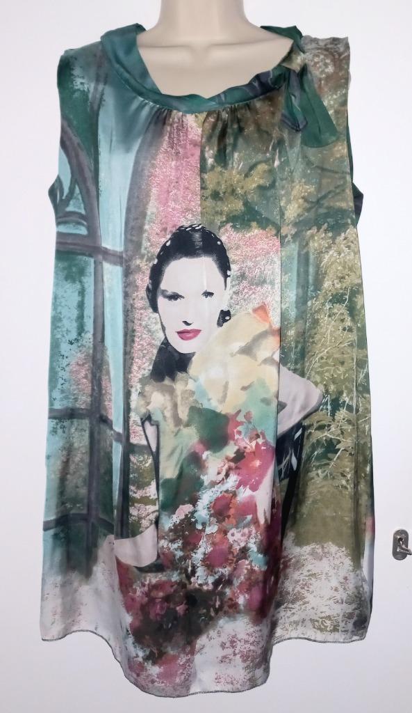 Paprika tuniek maat XL (46/48), Kleding | Dames, Grote Maten, Zo goed als nieuw, Blouse of Tuniek, Groen, Ophalen of Verzenden