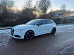 Audi A3 1.4 Tfsi 3x S-line S-tronic 2016 Pano, Auto's, 125 pk, Zwart, Leder en Stof, Wit