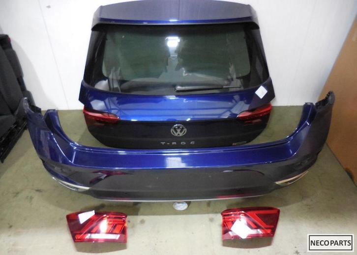 VW T-ROC ACHTER KLEP BUMPER COMPLEET KLEUR LC5B LEVERBAAR!!, Auto-onderdelen, Carrosserie en Plaatwerk, Spatbord, Volkswagen, Gebruikt