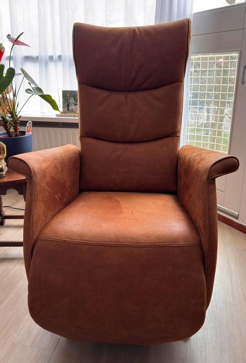 Velderhof relaxfauteuil / sta-op, Huis en Inrichting, Fauteuils, Zo goed als nieuw, Stof, 50 tot 75 cm, Ophalen