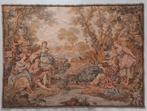 Groot vintage wandtapijt - geweven in België 138 x 100 cm, Antiek en Kunst, Antiek | Kleden en Textiel, Ophalen of Verzenden