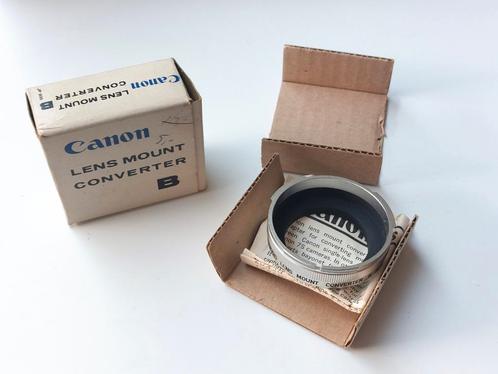 Canon lens mount converter B ZGAN, Verzamelen, Fotografica en Filmapparatuur, Overige typen, 1960 tot 1980, Ophalen of Verzenden