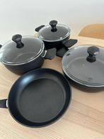 Pannenset Pierre Cardin, Huis en Inrichting, Keuken | Potten en Pannen, Ophalen of Verzenden, Nieuw, Rvs, Pannenset