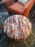 Poef, Ophalen of Verzenden, Rond, 50 tot 75 cm, 50 tot 75 cm