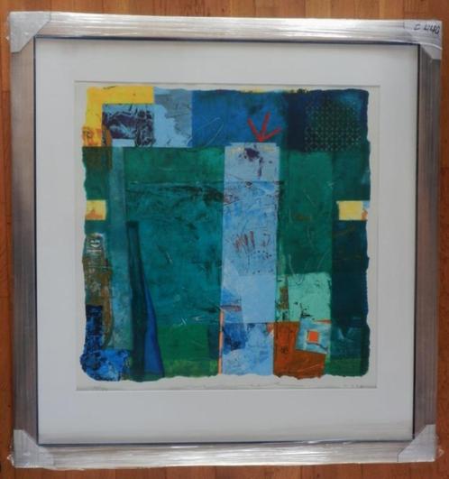 Zeer fraai ingelijste grote zeefdruk van Jos Verwiel, Antiek en Kunst, Kunst | Litho's en Zeefdrukken, Ophalen