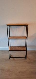 Wandrek Mangohout & Zwart Staal 40x20x80cm NIEUW IN DOOS, Ophalen of Verzenden, Nieuw