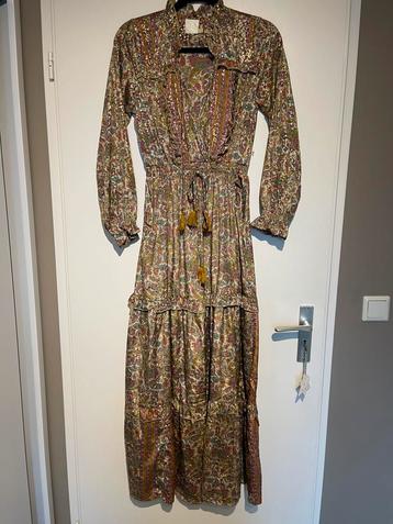 Purple Queen prachtige boho maxi jurk maat L beschikbaar voor biedingen