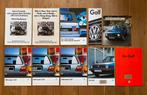 10x folder/brochure Volkswagen Golf 2 jrn 80 VW Cabrio, Ophalen, Zo goed als nieuw, Volkswagen