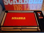Scrabble Deluxe, Hobby en Vrije tijd, Gezelschapsspellen | Bordspellen, Ophalen of Verzenden, Zo goed als nieuw