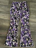 Colourful Rebel flared pants paarse bloem, maat L, Kleding | Dames, Broeken en Pantalons, Paars, Maat 42/44 (L), Ophalen of Verzenden