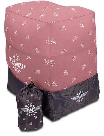 2x Wick Wings vliegtuigbedje roze & zwart/grijs beschikbaar voor biedingen