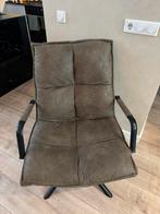 Draaibaar fauteuil groen, Ophalen, Overige materialen, 75 tot 100 cm, Zo goed als nieuw