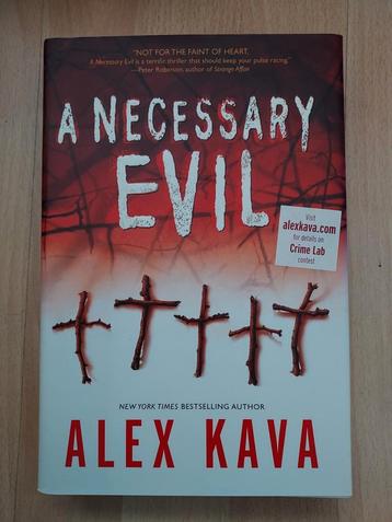 A Neccessary evil, een noodzakelijk kwaad van Alex Kava beschikbaar voor biedingen