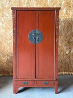 Handbeschilderde chinese kast, Antiek en Kunst, Antiek | Meubels | Kasten, Ophalen of Verzenden