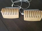 Strimma (ikea jaren 80) nachtlampje, 2 stuks, Huis en Inrichting, Lampen | Wandlampen, Ophalen of Verzenden, Gebruikt, Metaal