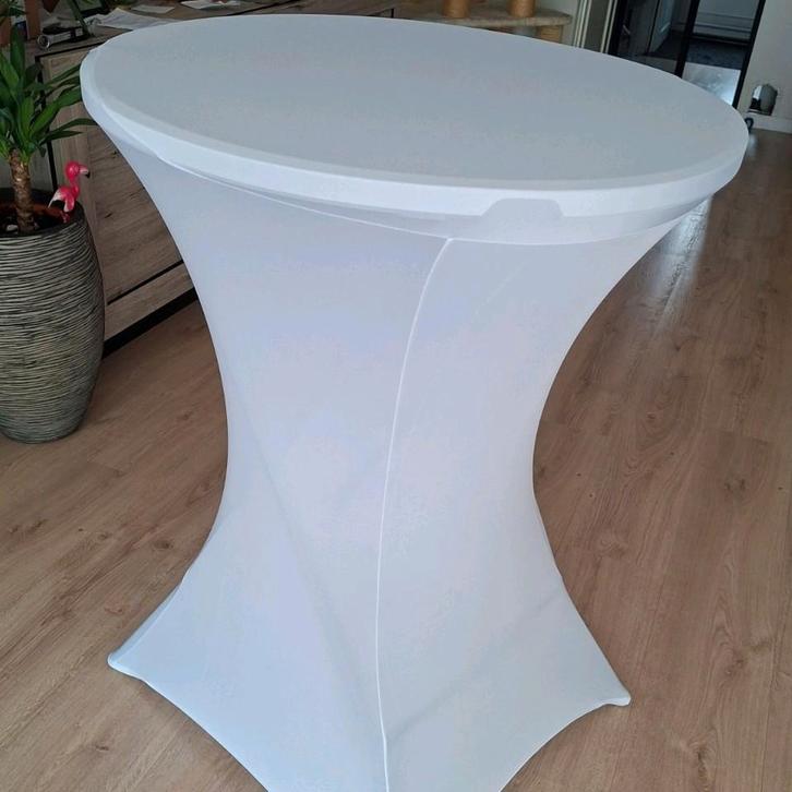 STATAFELS TE HUUR! Inclusief hoes in kleur naar keuze!, Huis en Inrichting, Tafels | Statafels, Zo goed als nieuw, Ophalen of Verzenden