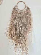 Raffia wandhanger Yamika uit Bali, Huis en Inrichting, Ophalen of Verzenden, Tropical home, 6951nk, Nieuw