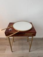 Tayma Acaciahouten kaptafel, Ophalen, 100 tot 150 cm, 50 tot 100 cm, Zo goed als nieuw