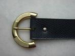 Donker Blauwe riem- ceintuur 89 cm, Minder dan 3 cm, Tailleriem, Ophalen of Verzenden, Gedragen