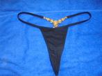 mooie string, Verzenden, Zwart, String