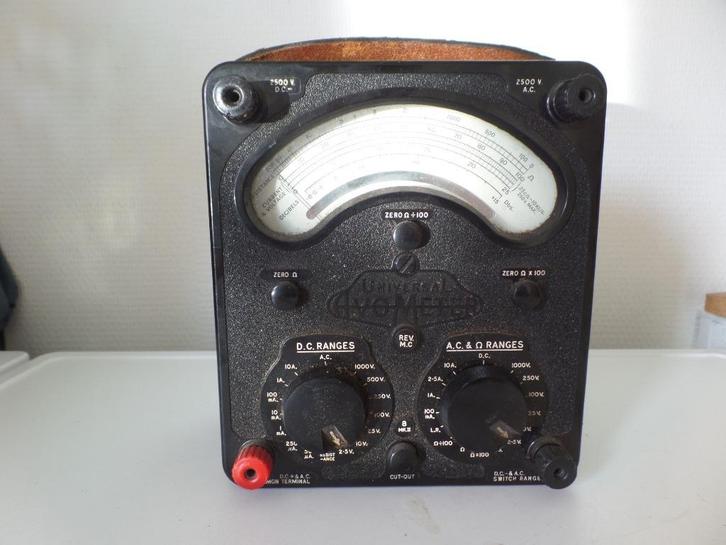 V/A meter, AVOMETER, Model 8, Vintage 1960-(#8424), Verzamelen, Elektronische Apparatuur, Overige typen, Ophalen of Verzenden