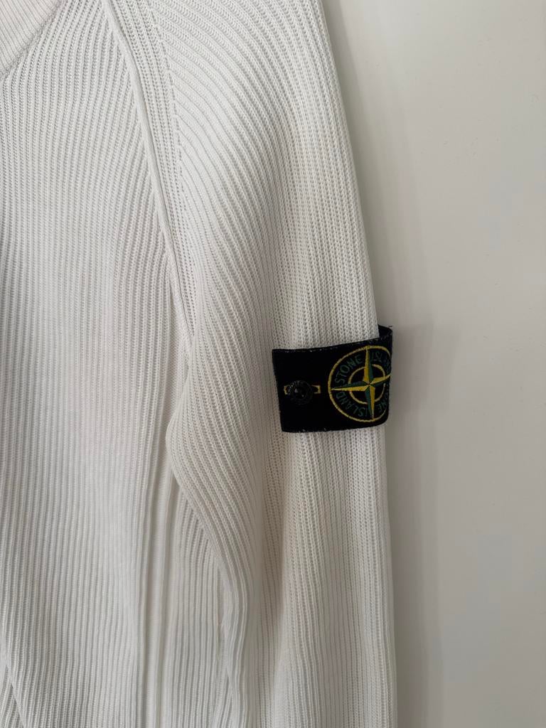 Stone Island Knitted Vest - Maat S, Ophalen, Zo goed als nieuw, Wit