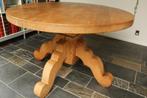 Ronde eettafel eikenhout, Huis en Inrichting, Tafels | Eettafels, Ophalen, Gebruikt, 100 tot 150 cm, Eikenhout