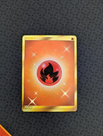 Fire Energy Gold #167 Pokemon Burning Shadows beschikbaar voor biedingen