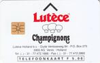 Telefoonkaart CRD164 Lutèce Champignons ongebruikt, Verzamelen, Telefoonkaarten, Ophalen of Verzenden, Nederland