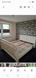 bed 160x200 incl 2 electrische verstelbare bodems, Huis en Inrichting, Slaapkamer | Bedden, Gebruikt, Wit, Tweepersoons, Ophalen of Verzenden