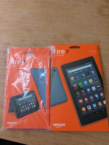 Amazon Fire 7 tablet with case - new in box beschikbaar voor biedingen
