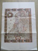 Reproductie oude kaart België 1631, Antiek en Kunst, Kunst | Etsen en Gravures, Ophalen of Verzenden