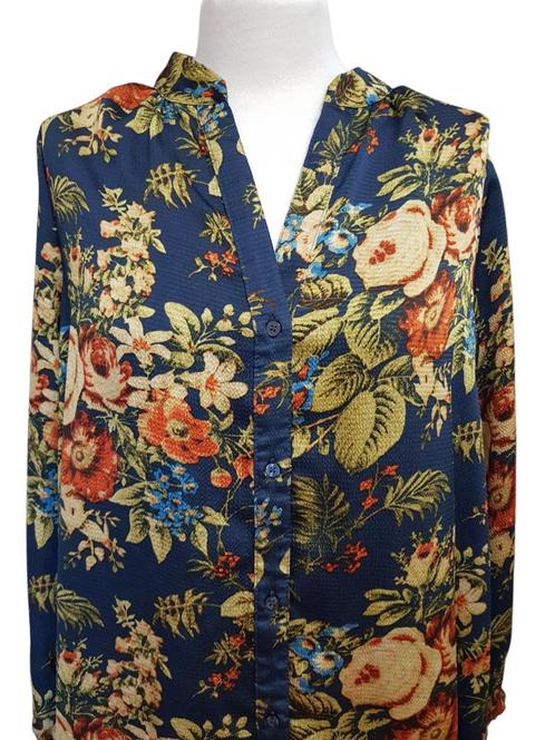 Prachtige H&M blousejurk maat 44., Kleding | Dames, Blouses en Tunieken, Zo goed als nieuw, Maat 42/44 (L), Verzenden