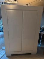 Kledingkast (hoogglans wit), Huis en Inrichting, Kasten | Kledingkasten, Ophalen, 100 tot 150 cm, Hoogglans wit, Met hangruimte