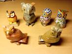 Serie van 6 verschillende uilen, Verzamelen, Beelden en Beeldjes, Ophalen of Verzenden, Nieuw, Dier