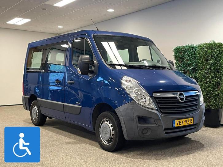 Opel Movano L1H1 Rolstoelbus - Rolstoel voorin, Auto's, Bestelauto's, Bedrijf, Te koop, Aangepast voor mindervaliden, Achteruitrijcamera