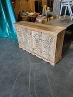 Handgesneden Dressoir, Ibiza/Boho zeer uniek exemplaar Nieuw, Huis en Inrichting, Kasten | Dressoirs, Ophalen, Met deur(en), Ibiza/Boho/Botanisch