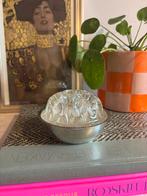 Vintage VMC Reims bloemensteker verzilverde houder, Antiek en Kunst, Antiek | Glas en Kristal, Verzenden