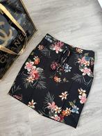 Rokje zwart bloem sophia m 38, Maat 38/40 (M), Zwart, Ophalen of Verzenden, Zo goed als nieuw