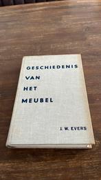 Geschiedenis van het meubel J.W.Evers 1962 met linnen kaft, Boeken, Kunst en Cultuur | Architectuur, Gelezen, J.W.Evers, Ophalen of Verzenden